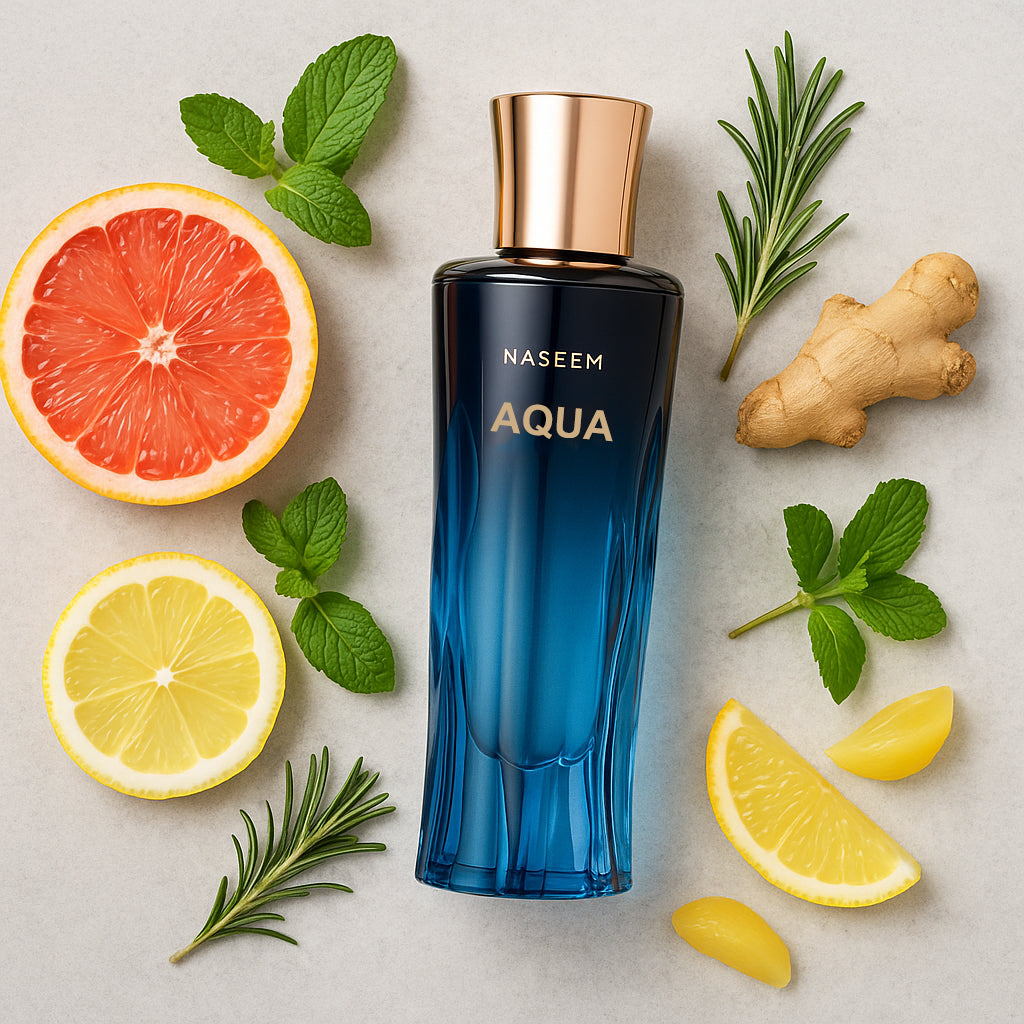Naseem - Aqua Perfume 80ml - For Men - Alcohol Free