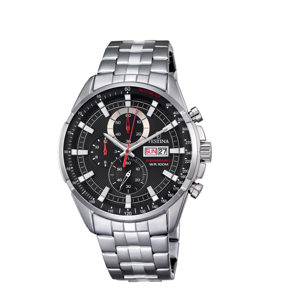 Festina Chrono Sport Analogue Men's Wrist Watch - Stainless Steel F6844/4