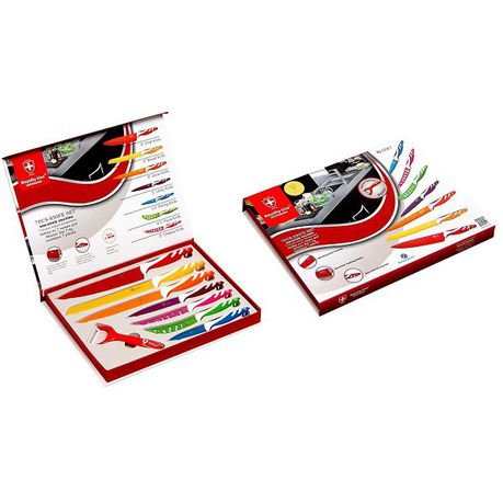 Royalty Line 7-Piece Non-Stick Coating Knife Set RL-COL7M