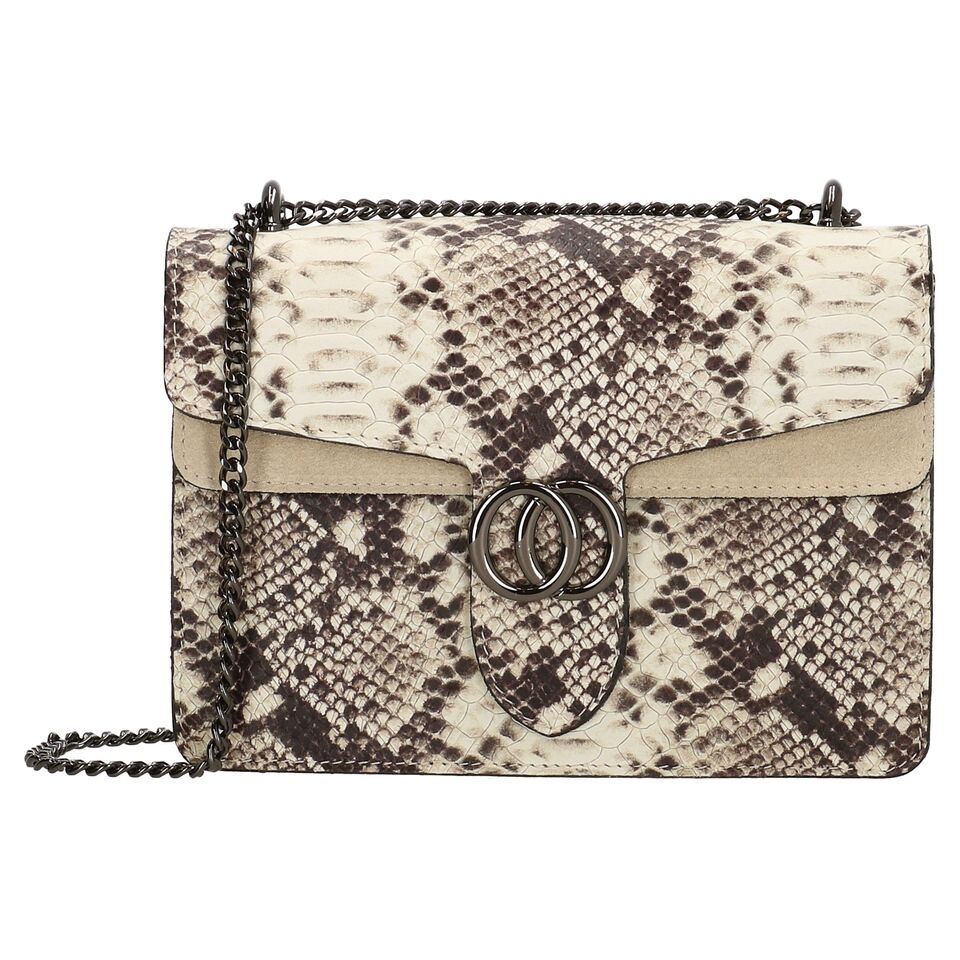 Charm London Elisa Leather Ladies Shoulder Bag - Taupe