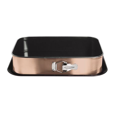 Berlinger Haus 39cm Titanium Coating Square Springform - Rose Gold Edition