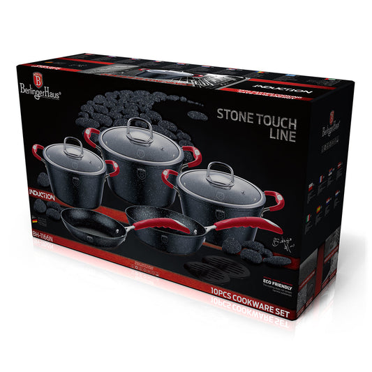 Berlinger Haus 10-Piece Marble Coating Oven Safe Cookware Set