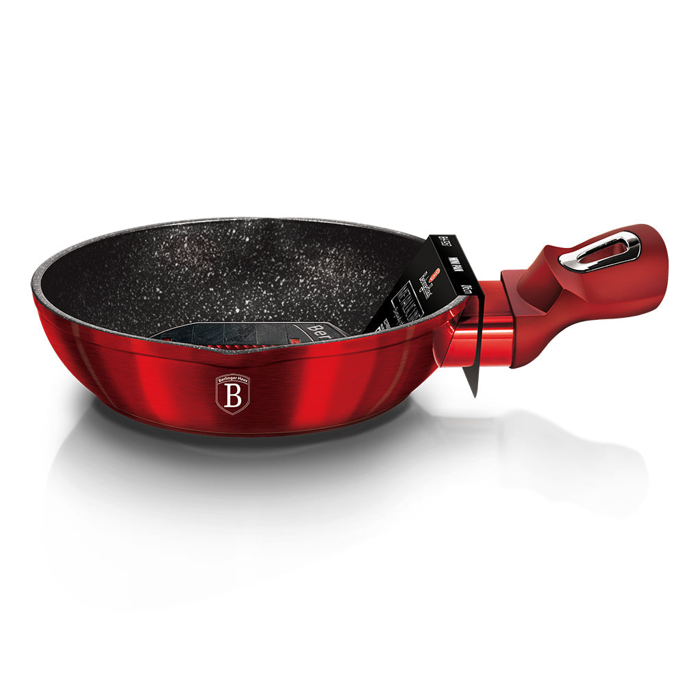 Berlinger Haus 16cm Marble Coating Non-Stick Egg Pan – Burgundy Metallic