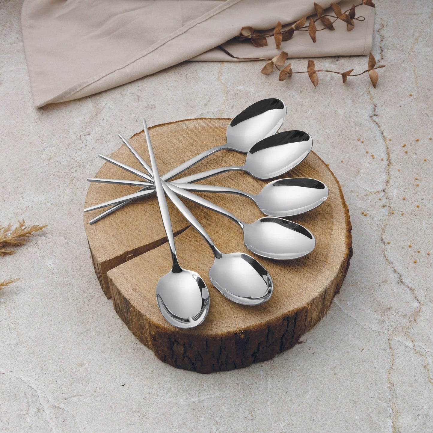 Berlinger Haus 24-Piece Stainless Steel Cutlery Set – Silver Mirror Polish