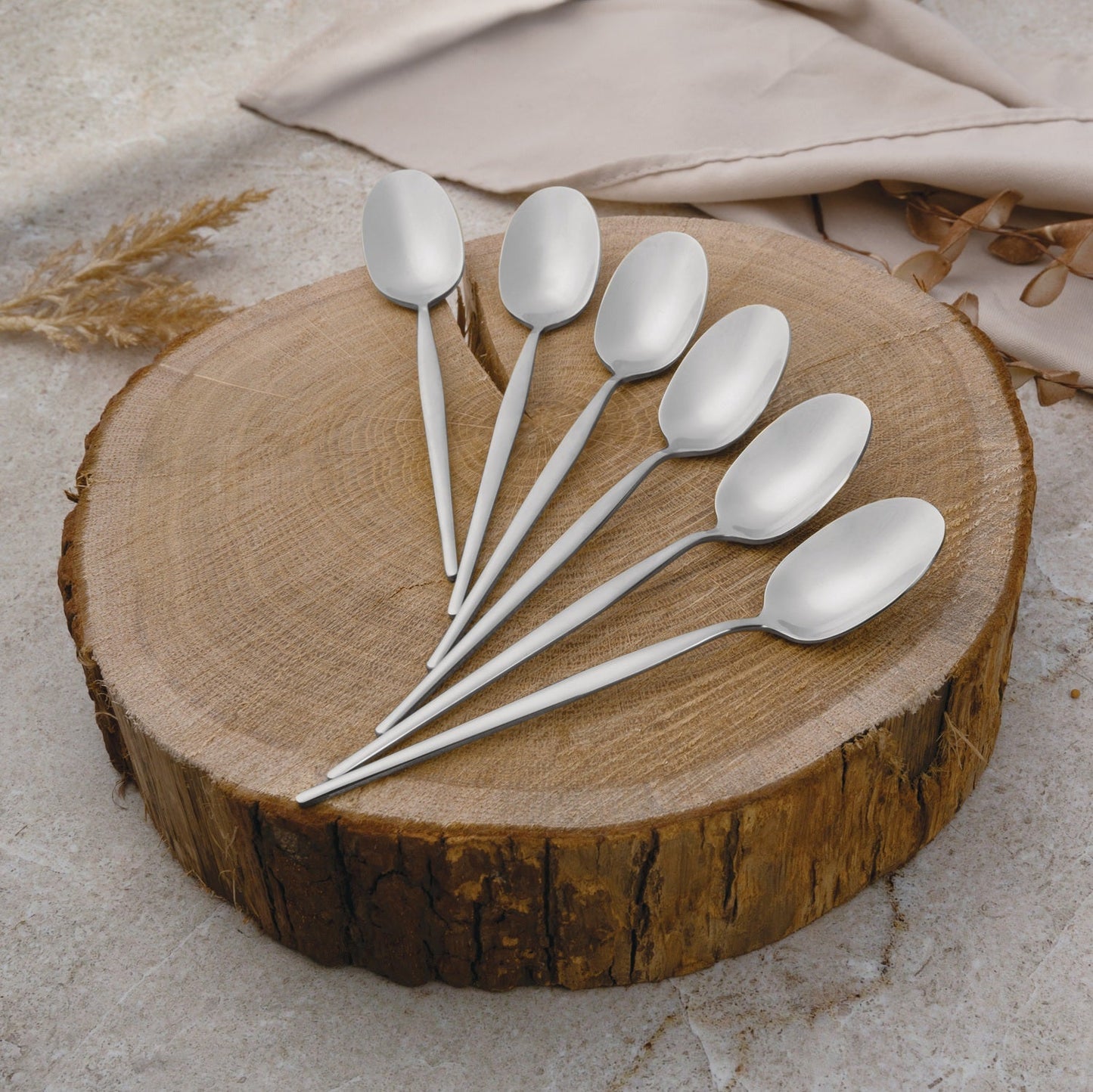 Berlinger Haus 24-Piece Stainless Steel Cutlery Set – Silver Mirror Polish