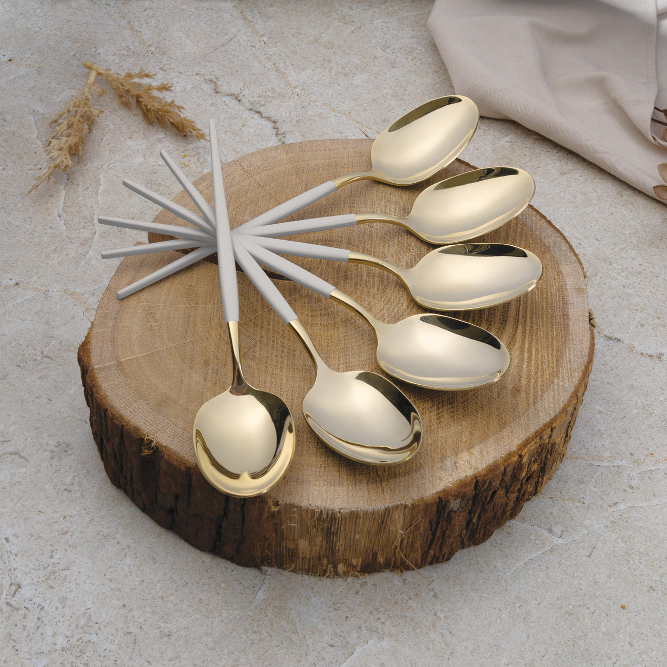 Berlinger Haus 24-Piece Mirror Polish Cutlery Set – Sahara Collection