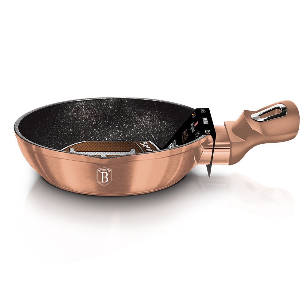 Berlinger Haus 16cm Marble Coating Non-Stick Egg Pan - Rose Gold