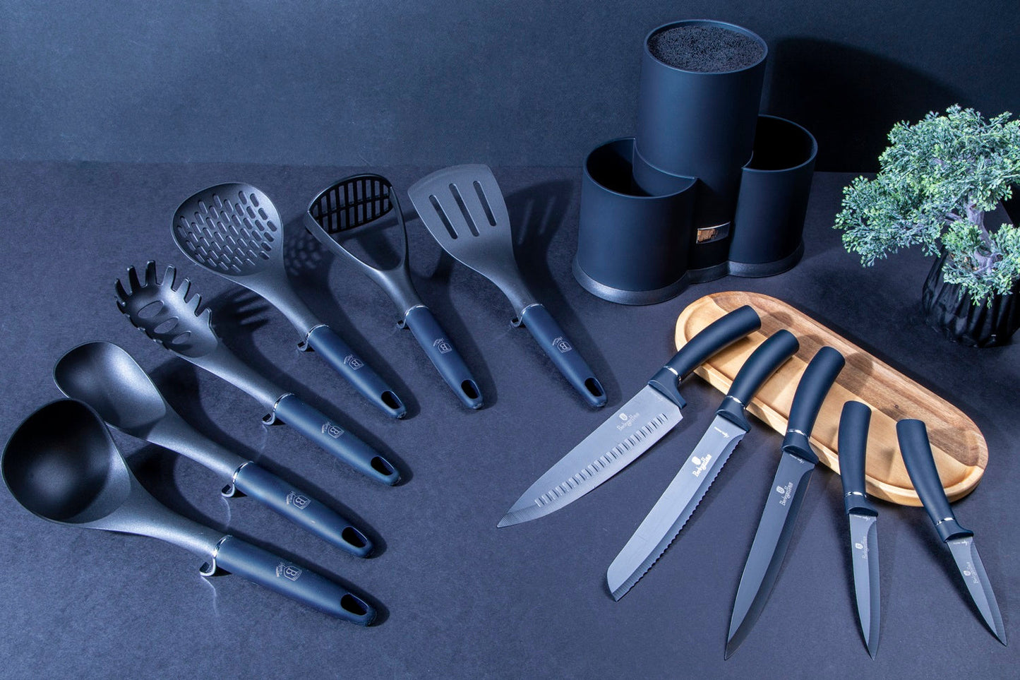 Berlinger Haus 12 Piece Knife and Kitchen Tool Set - Aquamarine Edition