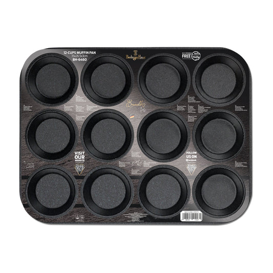 Berlinger Haus 12-Cup Titanium Coating Muffin Pan - Emerald Edition
