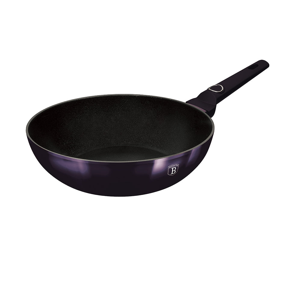 Berlinger Haus 28 cm Titan Coating Wok - Purple Eclipse Collection