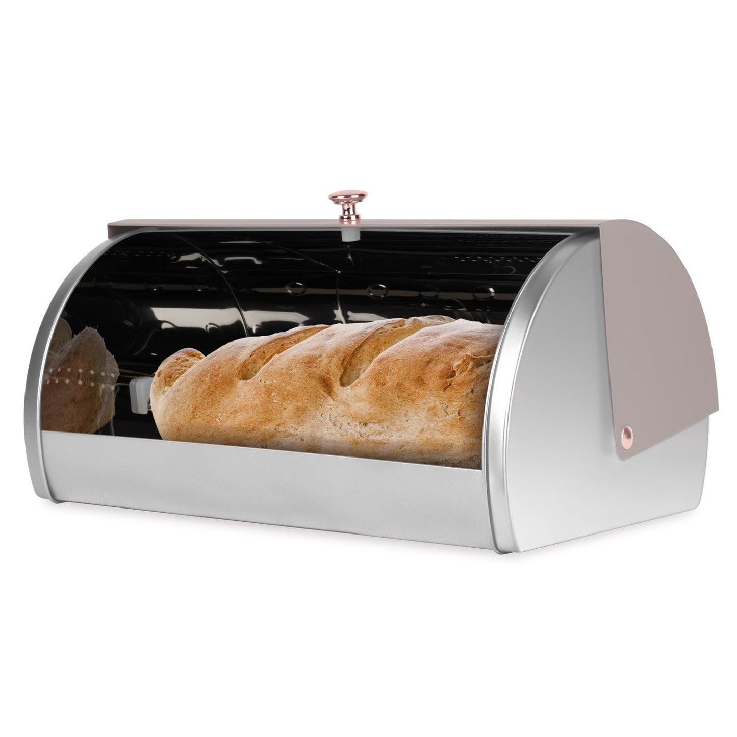 Berlinger Haus Bread Box with 3-Piece Canister Set – Taupe