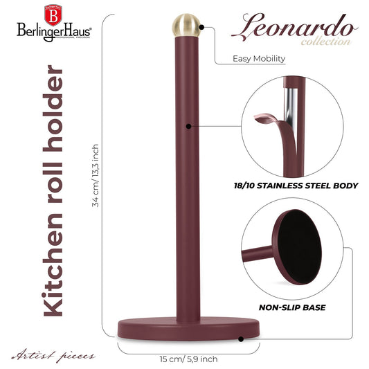 Berlinger Haus Premium Kitchen Roll Holder - Leonardo