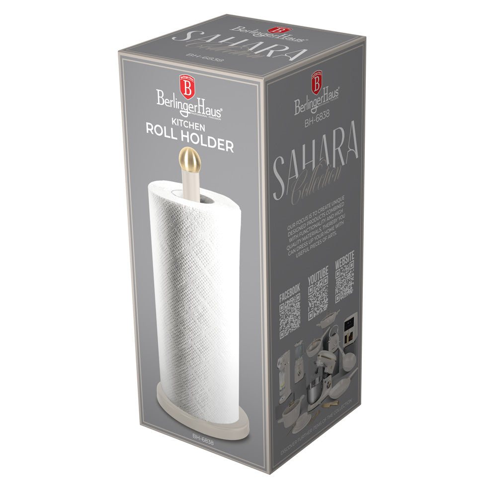 Berlinger Haus Premium Kitchen Roll Holder - Sahara