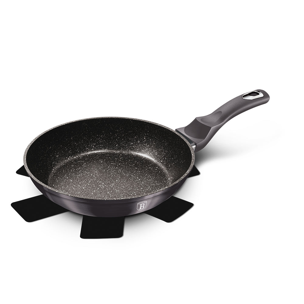 Berlinger Haus 24cm Marble Coating Non-Stick Frypan - Carbon Pro
