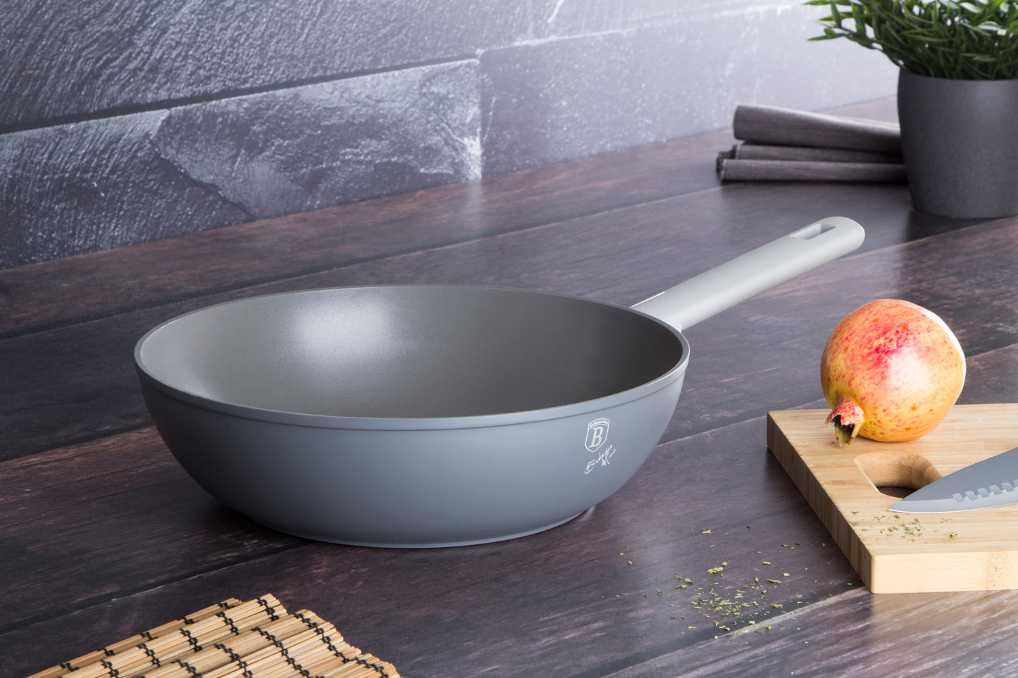 Berlinger Haus 28cm Titan Coating Non-Stick Wok - Aspen Collection