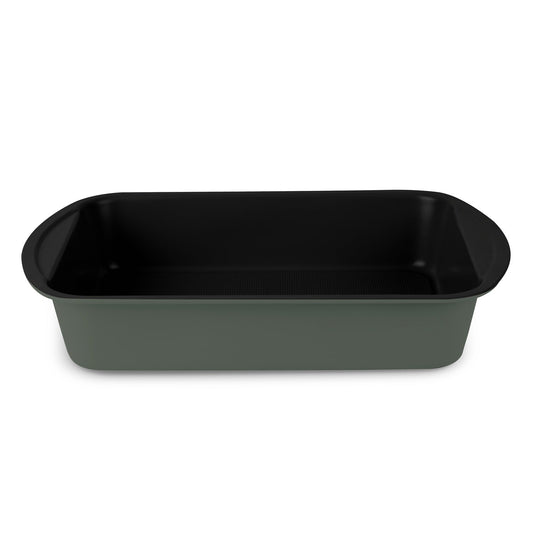 Berlinger Haus 35cm Titan Pro Non-Stick Coating Oblong Roaster Pan - Matt Green