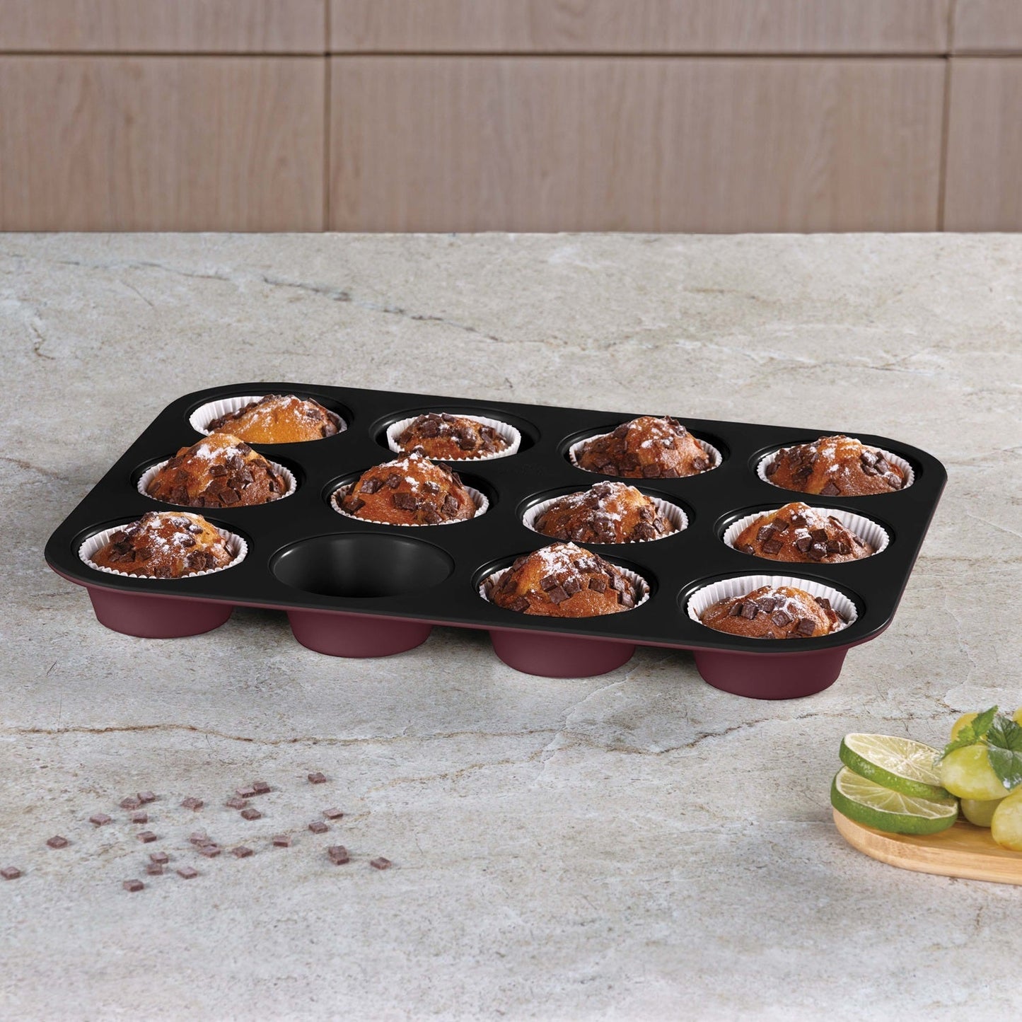 Berlinger Haus 12-Cup Titan Pro Non-Stick Coating Muffin Pan – Leonardo