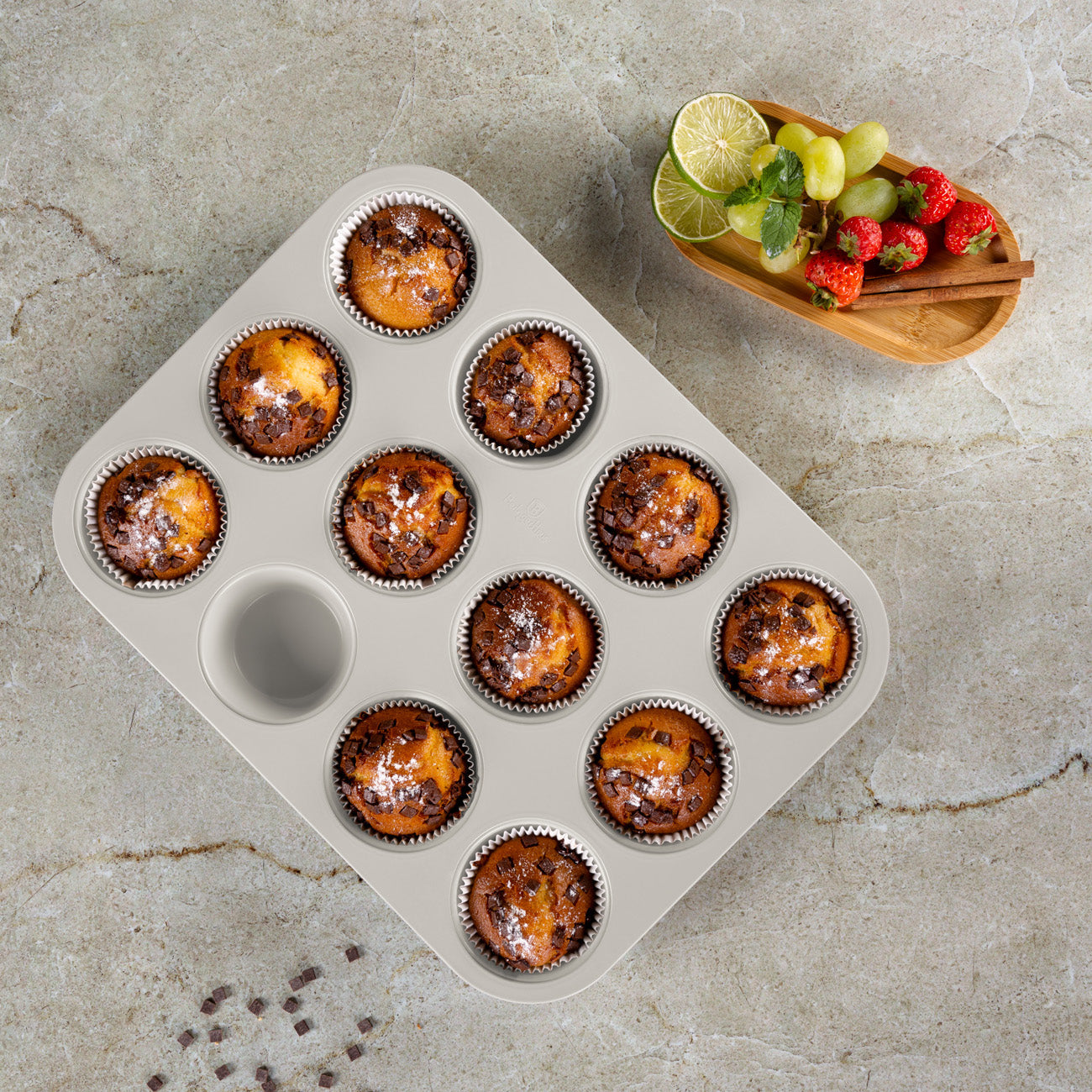 Berlinger Haus 12-Cup Titan Pro Non-Stick Coating Muffin Pan – Sahara