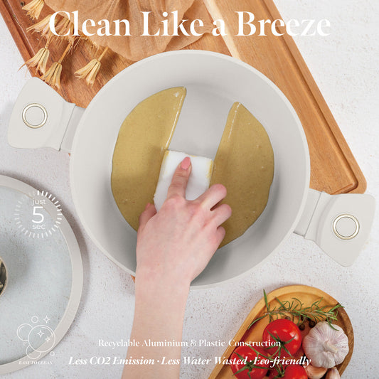 Berlinger Haus 15-Piece Non-Stick Titan Pro Coating Cookware Set - Sahara