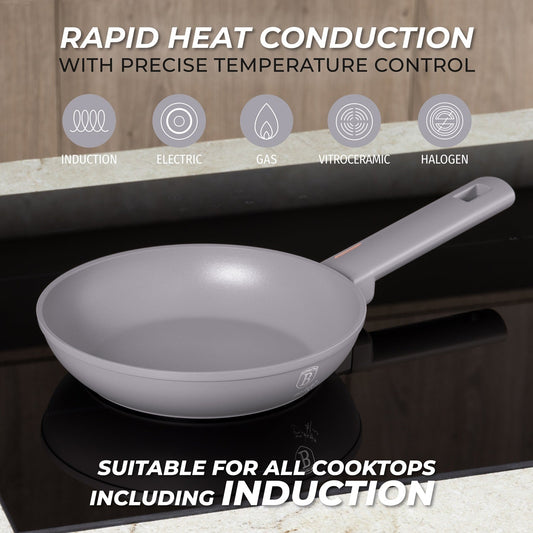 Berlinger Haus 20cm Non Stick Titan Pro Coating Frying Pan - Taupe