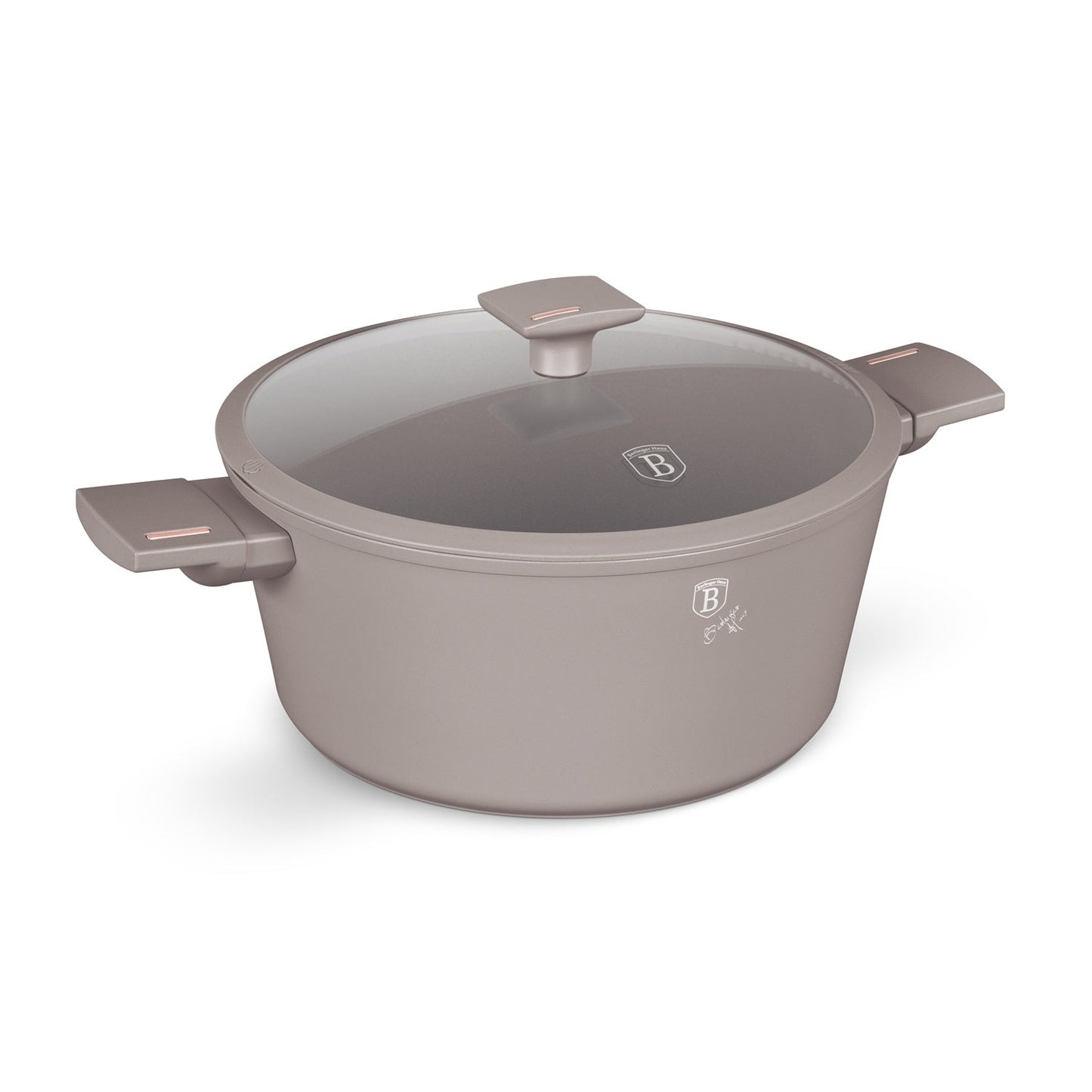 Berlinger Haus 28cm Titan Pro Non-Stick Coating Casserole - Taupe