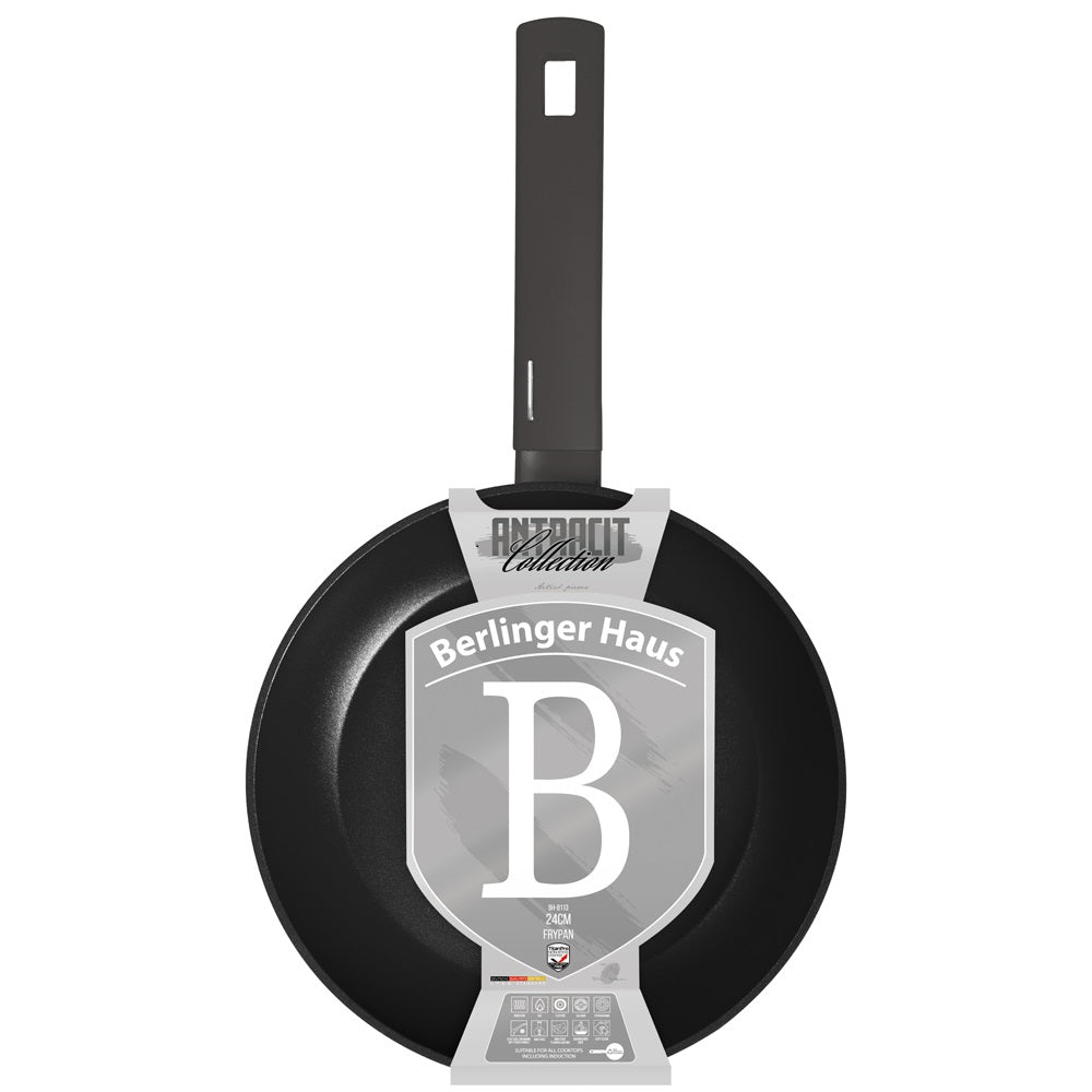 Berlinger Haus 24cm Non Stick Titan Pro Coating Fry Pan - Anthracite