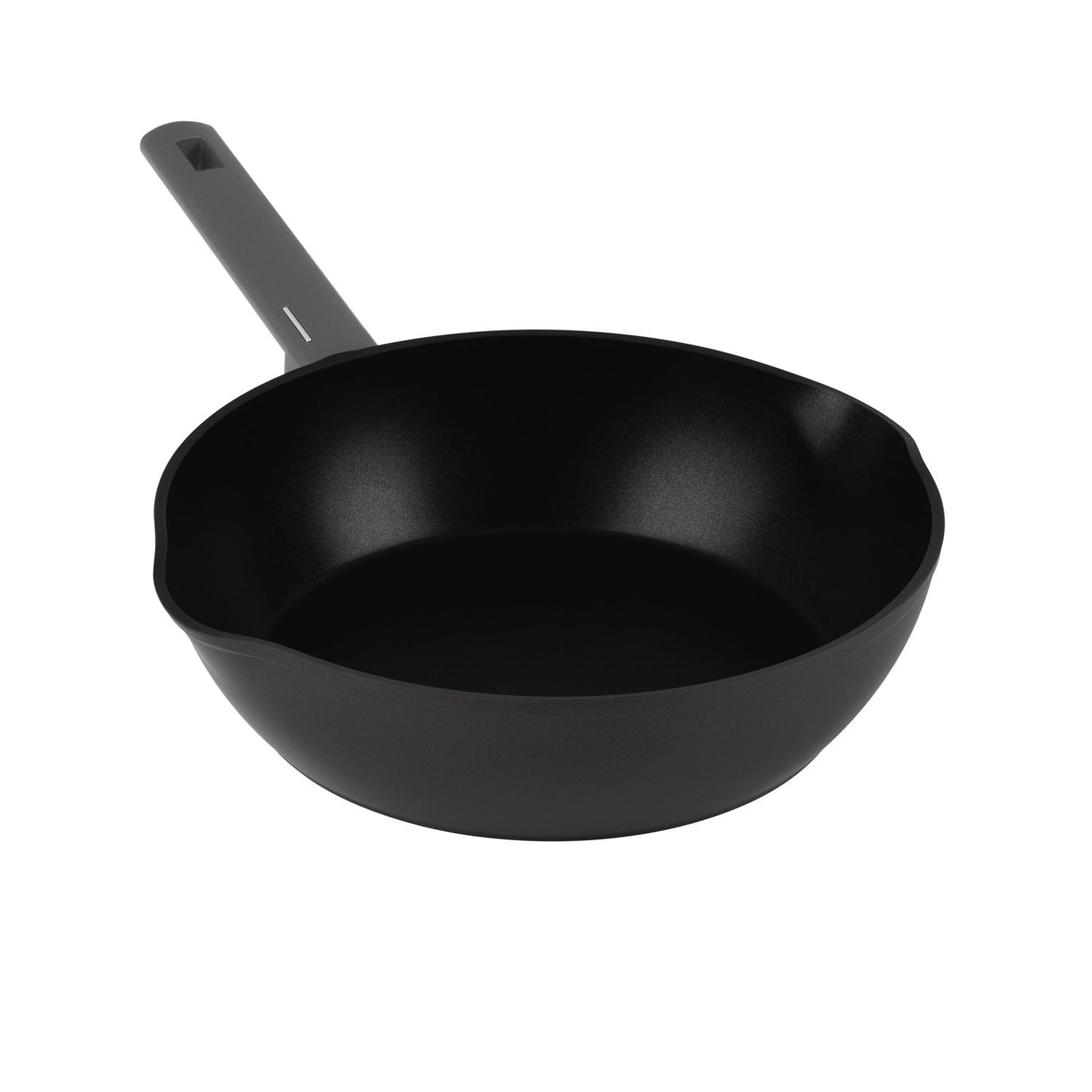 Berlinger Haus 28cm Titan Pro Non-Stick Coating Deep Frypan with 2 Mouths – Anthracite