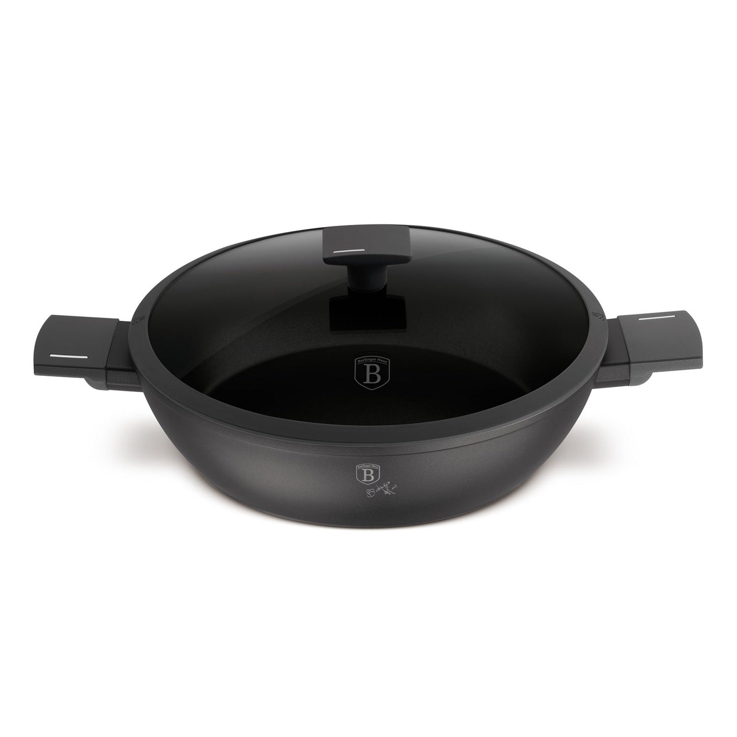 Berlinger Haus 30cm Titan Pro Non-Stick Coating Shallow Pot – Anthracite