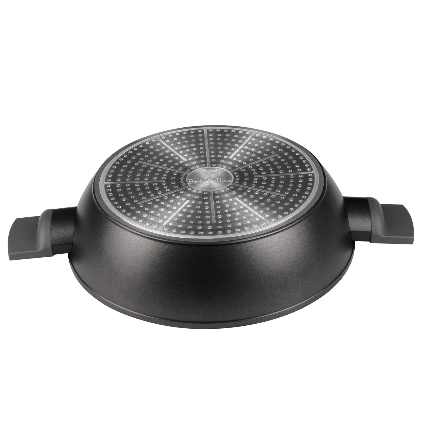 Berlinger Haus 30cm Titan Pro Non-Stick Coating Shallow Pot – Anthracite
