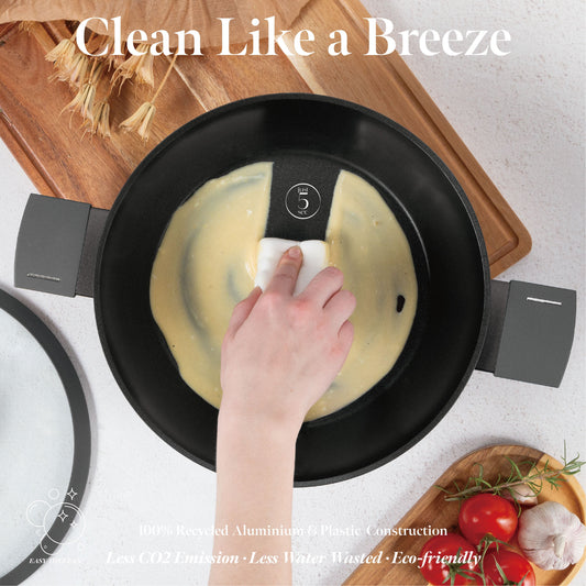 Berlinger Haus 10-Piece Non-Stick Titan Pro Coating Cookware Set - Anthracite