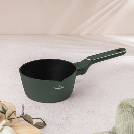 Berlinger Haus 16cm Non Stick Titan Pro Coating Sauce Pan - Matt Green