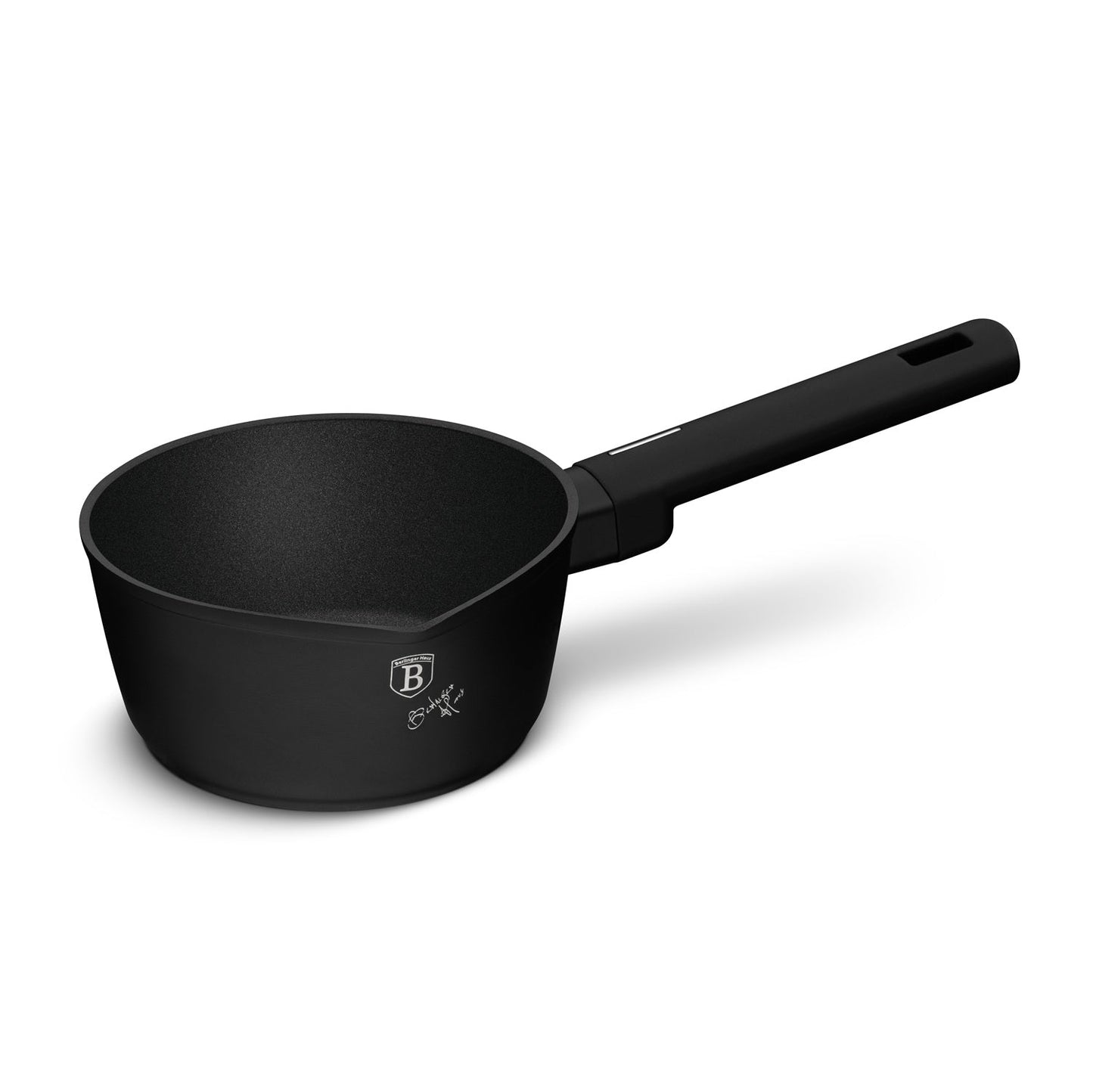 Berlinger Haus 16cm Titan Pro Non-Stick Coating Saucepan – Matte Black