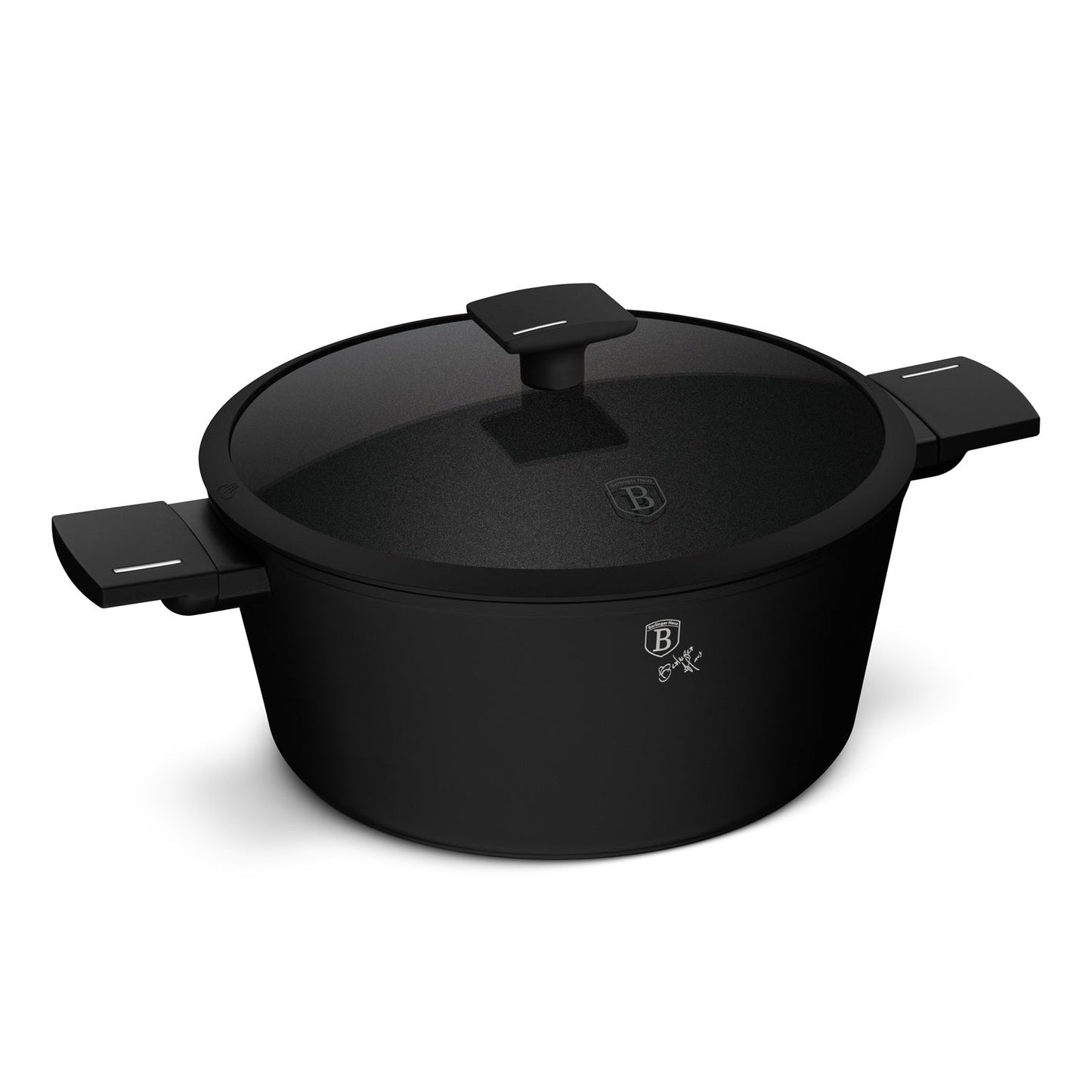 Berlinger Haus 28cm Titan Pro Non-Stick Coating Casserole – Matte Black Collection