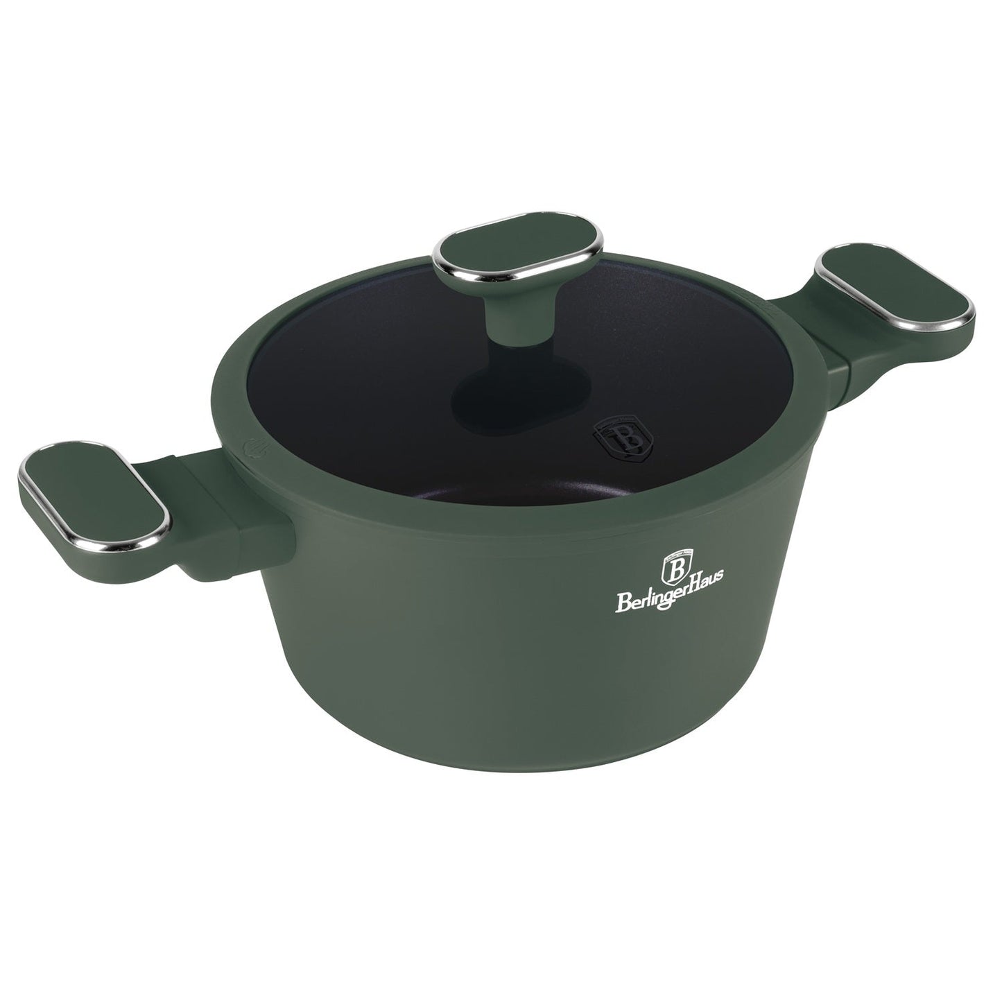 Berlinger Haus 20cm Titan Pro Non-Stick Coating Casserole - Matt Green