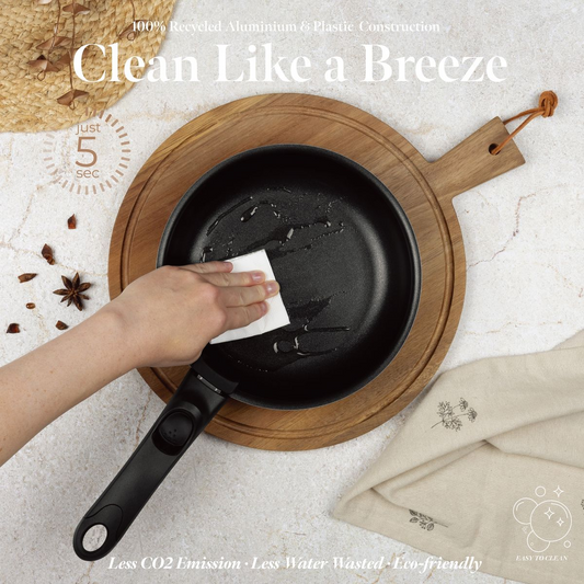 Berlinger Haus 10-Piece Titan Pro Non Stick Coating Oven Safe Cookware Set - Deep Sea