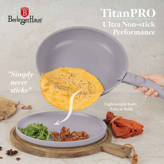 Berlinger Haus 13-Piece Titan Pro Non Stick Coating Oven Safe Cookware Set - Taupe