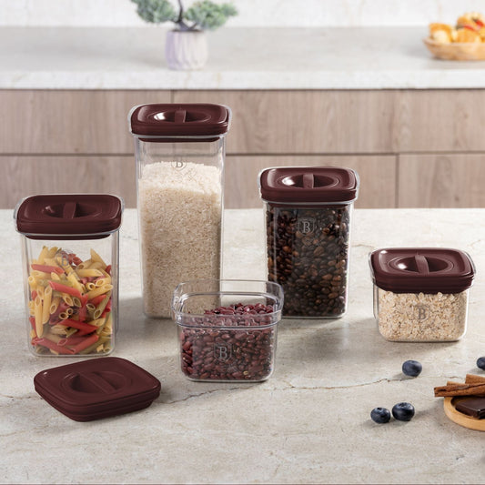 Berlinger Haus 5-Piece Air Tight Canister Set – Leonardo