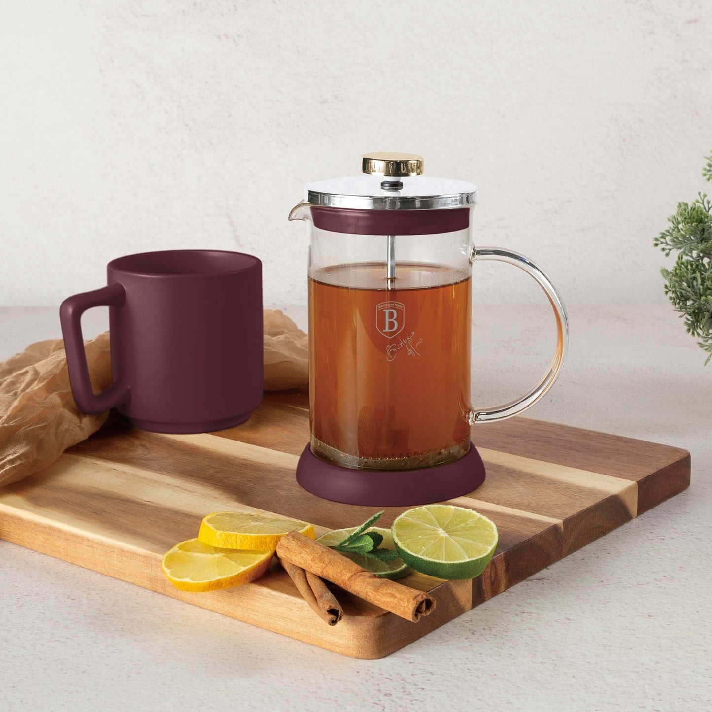 Berlinger Haus 800ml Coffee & Tea Plunger - Leonardo