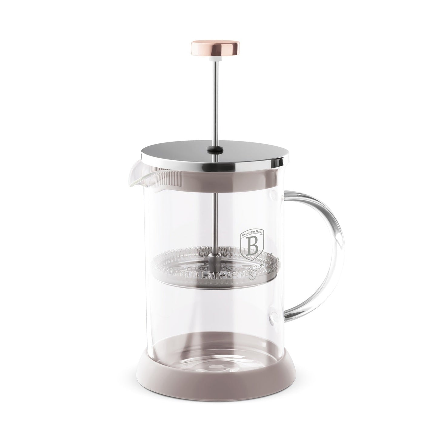 Berlinger Haus 600ml Coffee & Tea Plunger – Taupe