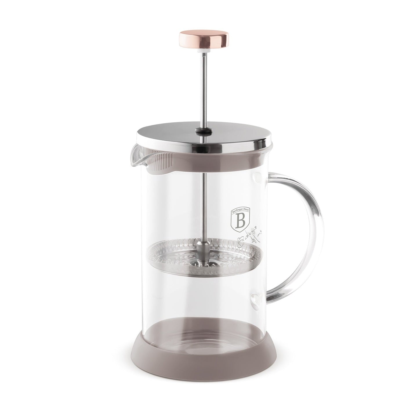 Berlinger Haus 800ml Coffee & Tea Plunger – Taupe
