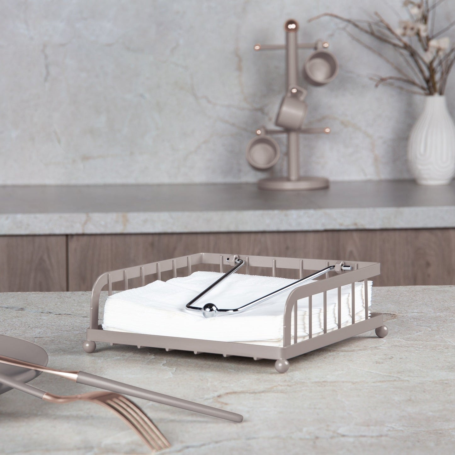 Berlinger Haus Napkin Holder – Taupe