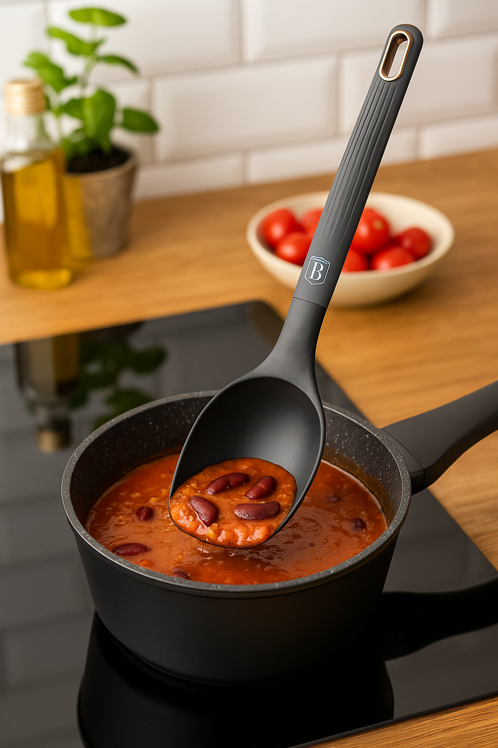 Berlinger Haus Cooking Spoon – Black Rose
