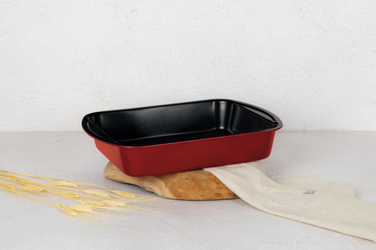 Berlinger Haus 40cm Oblong Roaster – Burgundy Metallic