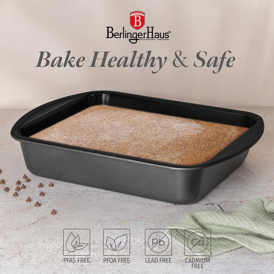 Berlinger Haus Oblong Roaster 35×27cm - Anthracite