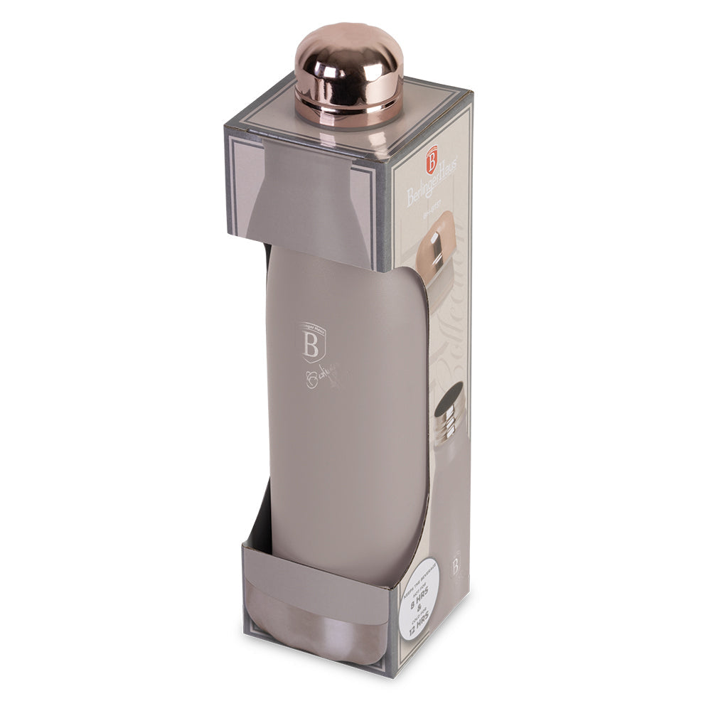Berlinger Haus Vacuum Flask – Bottle Shape – 0.5L – Taupe
