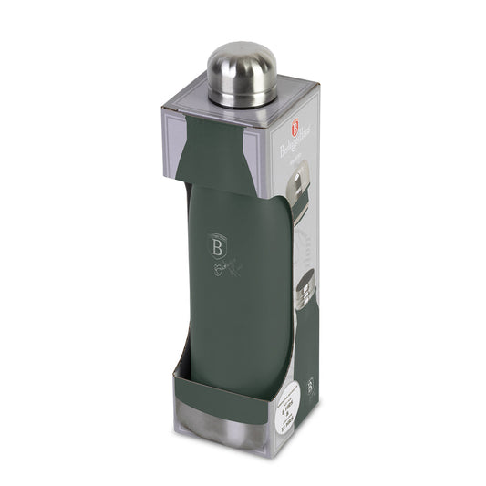 Berlinger Haus Vacuum Flask – Bottle Shape – 0.5L – Matt Green