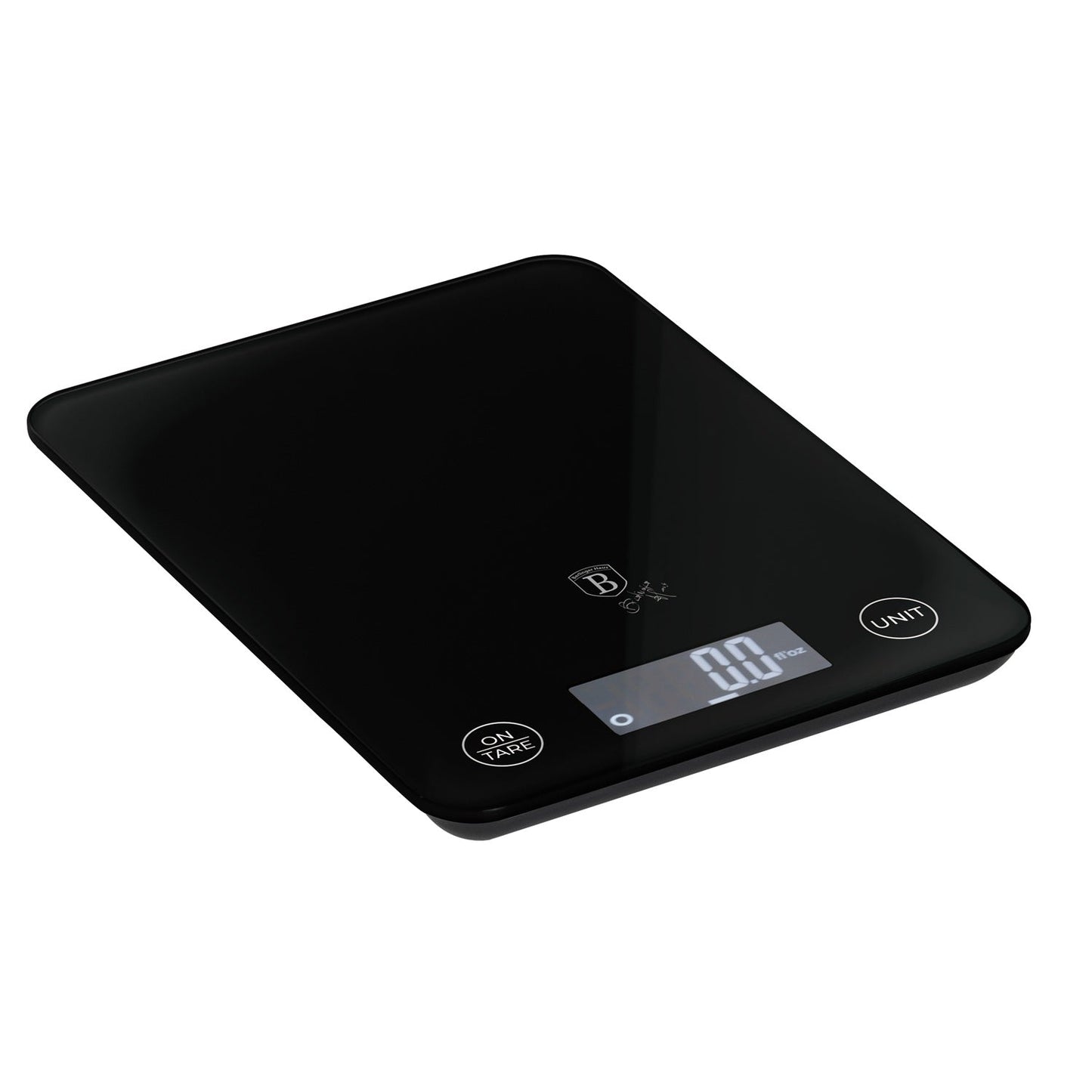 Berlinger Haus 5kg Digital Glass Kitchen Scale – Black Rose