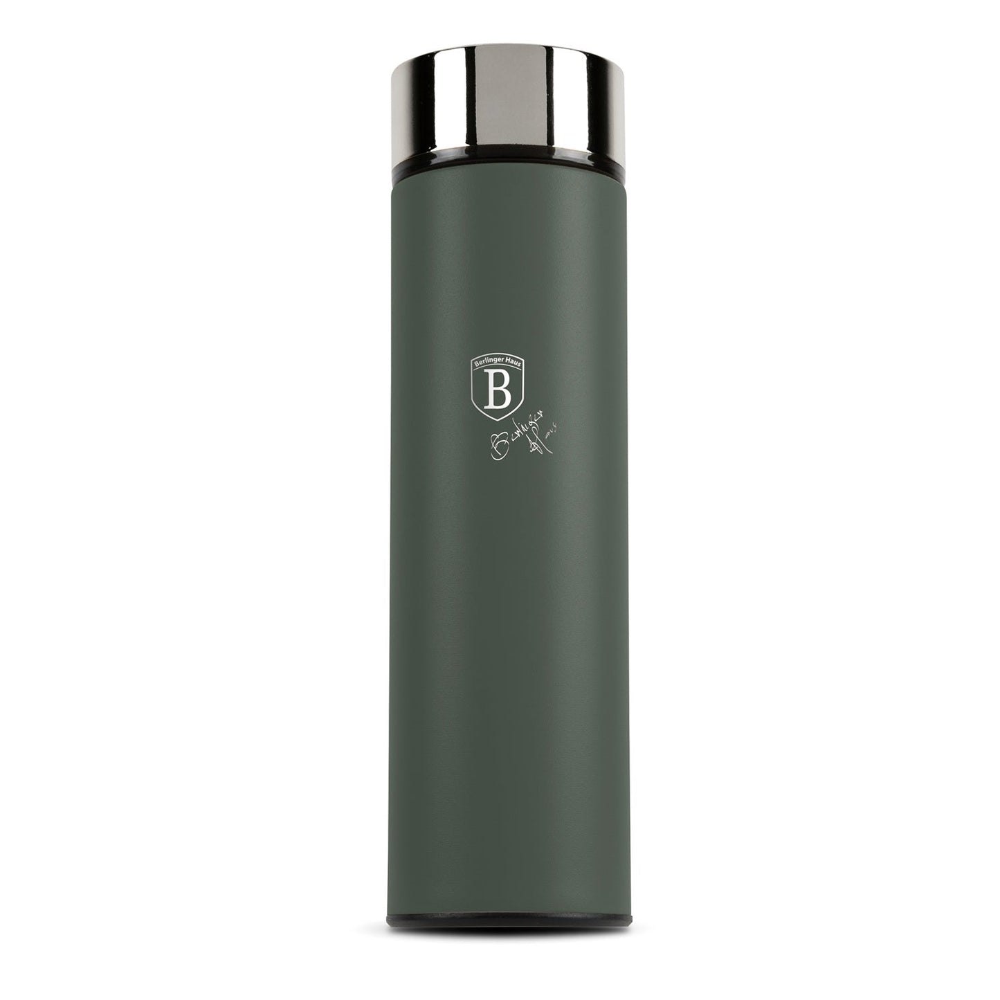 Berlinger Haus 500ml Vacuum Flask with LED Temperature Display - Matte Green