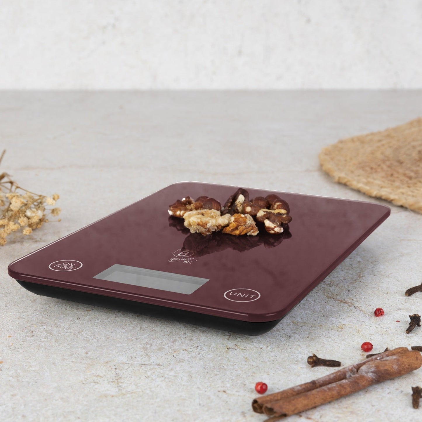 Berlinger Haus 5kg Digital Glass Kitchen Scale - Leonardo