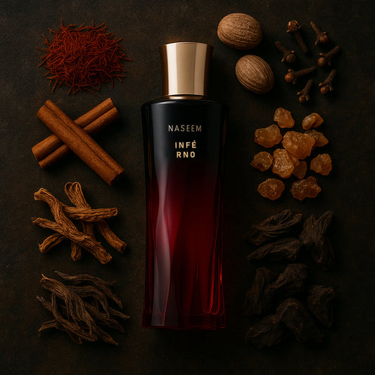 Naseem - Inferno Aqua Perfume 80ml - For Him - Alcohol Free